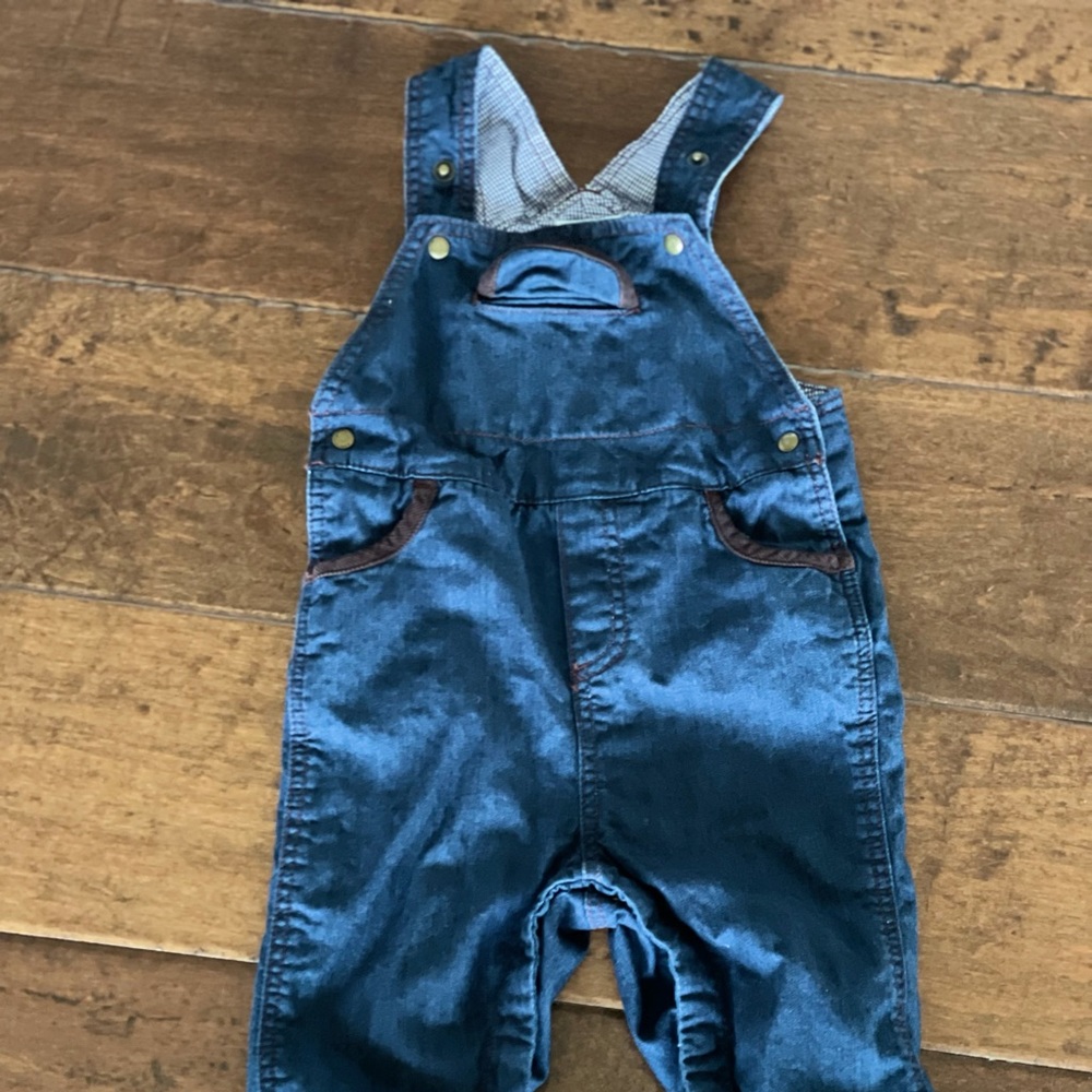 Jacadi boys denim overall.